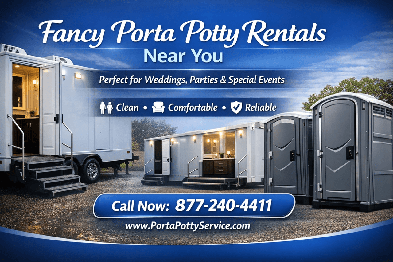 Luxury & Fancy Porta Potty Rentals Near Me